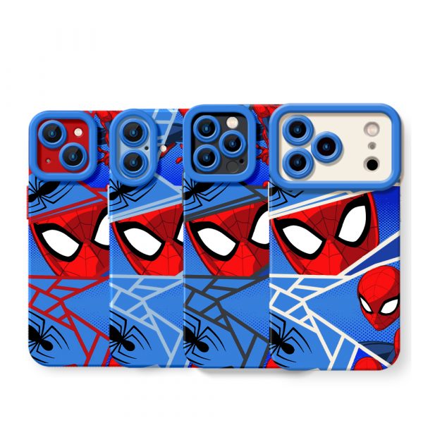 Amazing Web Hero Vibrant Silicone Case for Apple iPhone Series