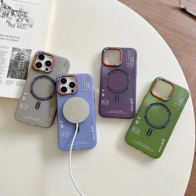 Cyber Clear Frosted Magsafe Case For Apple IPhone Series