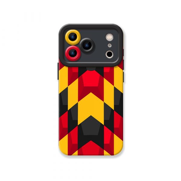 Vibrant Geo Chevron Silicone Case for Apple iPhone Series