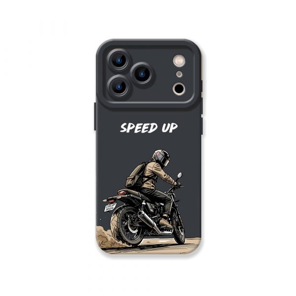 Ride the Speed Biker Thrill Silicone Case for Apple iPhone Series