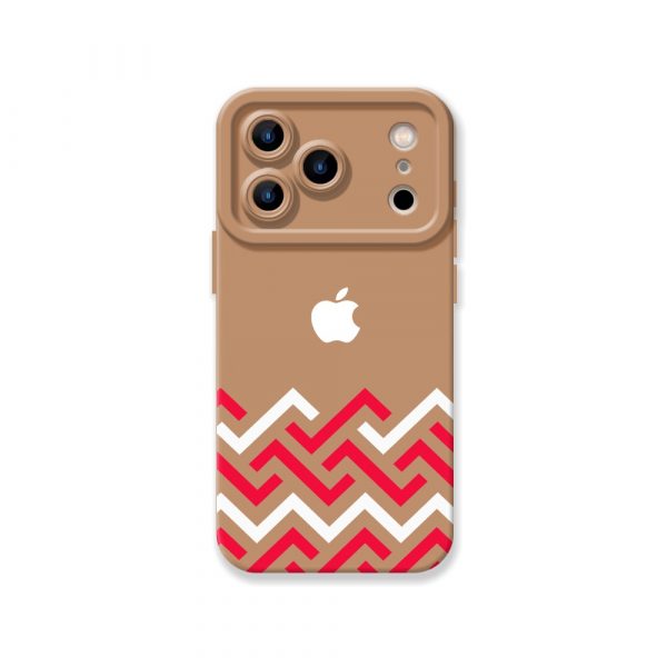 Zigzag Vibe Bold Geo Silicone Case for Apple iPhone Series
