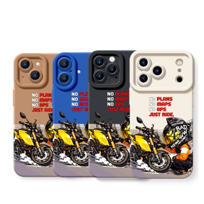Adventure Moto Vibes Road Warrior Silicone Case for Apple iPhone Series