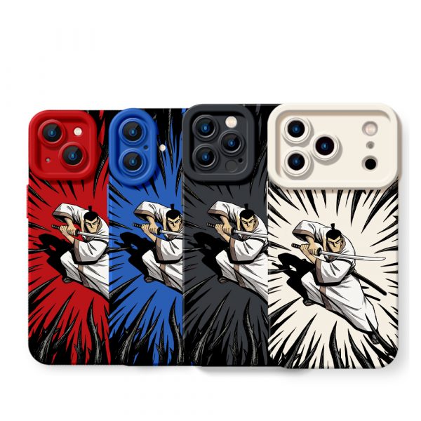 Samurai Spirit Slash Silicone Case for Apple iPhone Series