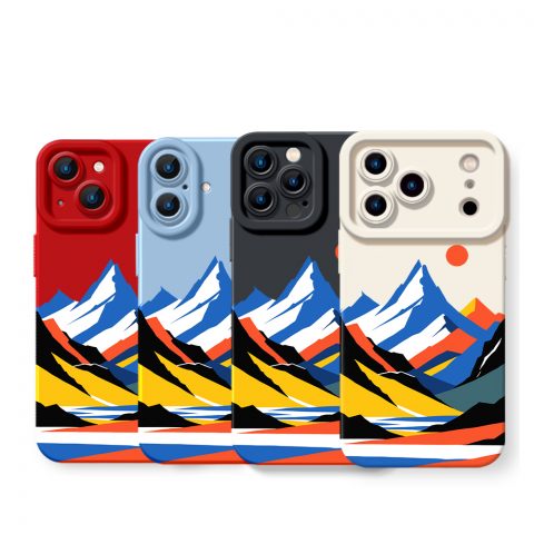 Alpine Adventure Escape Silicone Case for Apple iPhone Series