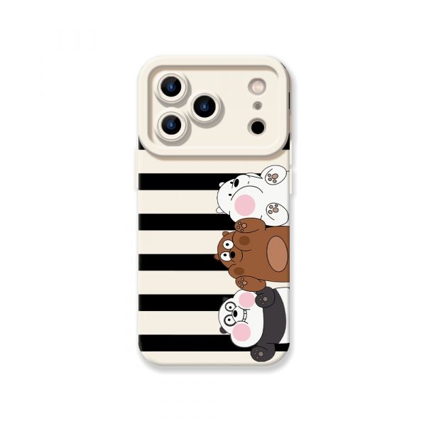 Panda Parade Playmates Silicone Case for Apple iPhone Series