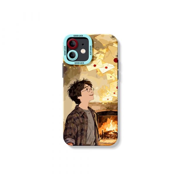 Whimsical Wizarding World Silicone Case for Apple iPhone Series