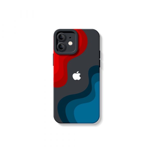 Wave Fusion Art Silicone Case for Apple iPhone Series