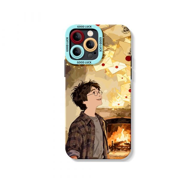 Whimsical Wizarding World Silicone Case for Apple iPhone Series