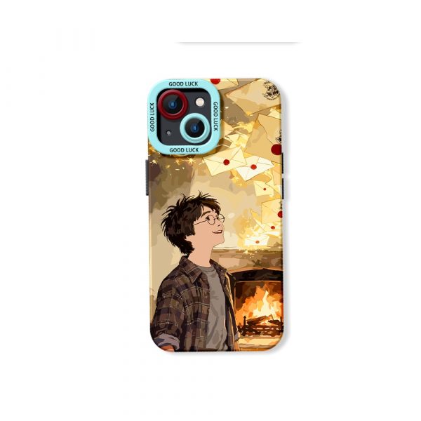 Whimsical Wizarding World Silicone Case for Apple iPhone Series