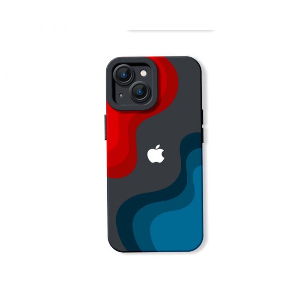Wave Fusion Art Silicone Case for Apple iPhone Series
