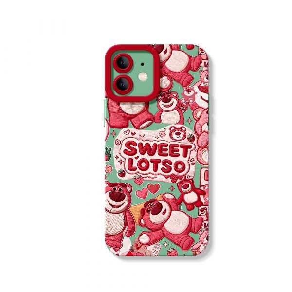Sweet Lots of Love Bear Silicone Case for Apple iPhone Series