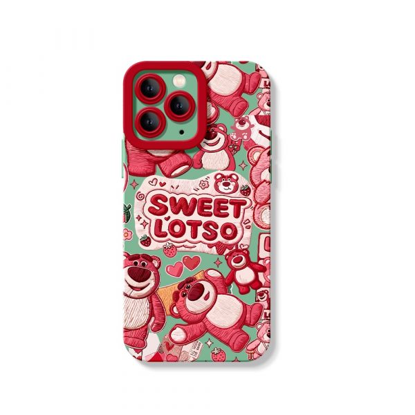 Sweet Lots of Love Bear Silicone Case for Apple iPhone Series