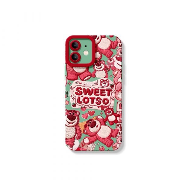 Sweet Lots of Love Bear Silicone Case for Apple iPhone Series