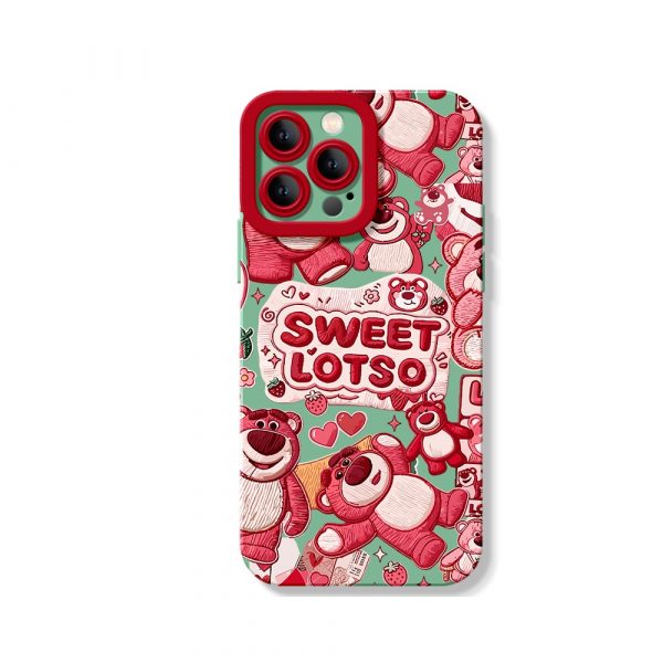 Sweet Lots of Love Bear Silicone Case for Apple iPhone Series