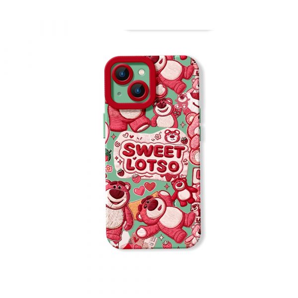 Sweet Lots of Love Bear Silicone Case for Apple iPhone Series