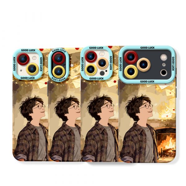 Whimsical Wizarding World Silicone Case for Apple iPhone Series