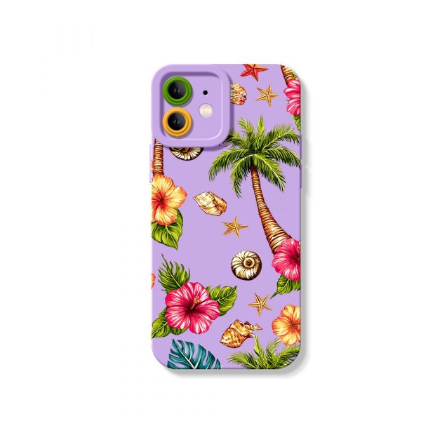 Tropical Paradise Vibes Silicone Case for Apple iPhone Series