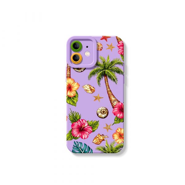 Tropical Paradise Vibes Silicone Case for Apple iPhone Series