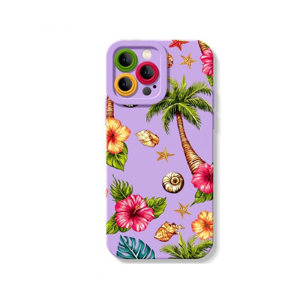 Tropical Paradise Vibes Silicone Case for Apple iPhone Series