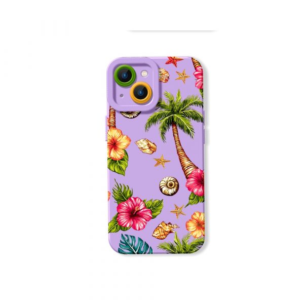 Tropical Paradise Vibes Silicone Case for Apple iPhone Series
