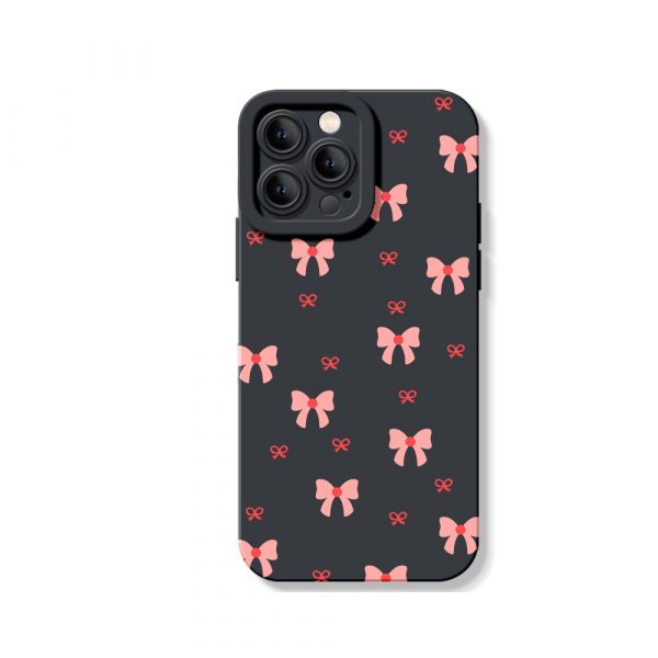 Chic Bow Bliss Silicone Case for Apple iPhone Series