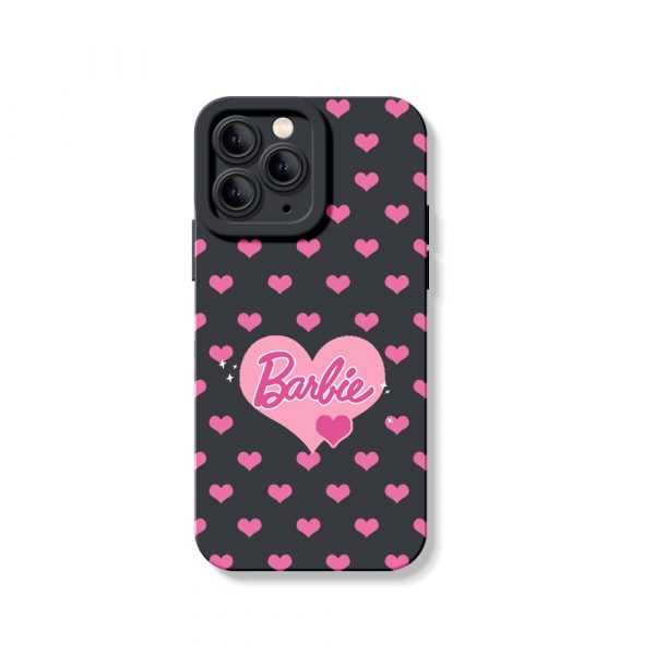 Hearts & Glam Pink Vibe Silicone Case for Apple iPhone Series