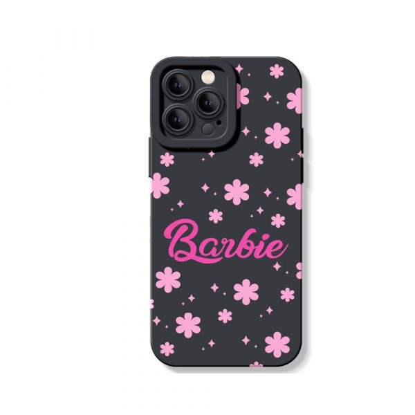 Floral Dream Barbie Blossom Silicone Case for Apple iPhone Series
