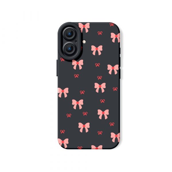 Chic Bow Bliss Silicone Case for Apple iPhone Series
