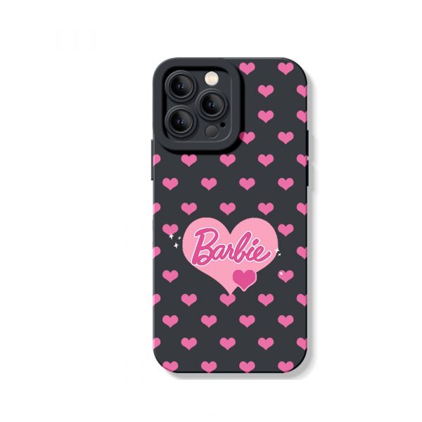 Hearts & Glam Pink Vibe Silicone Case for Apple iPhone Series