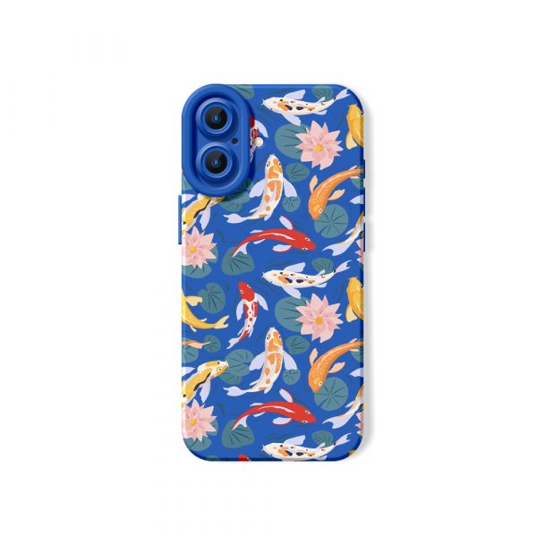Serene Koi Pond Bliss - Silicone Case for Apple iPhone Series