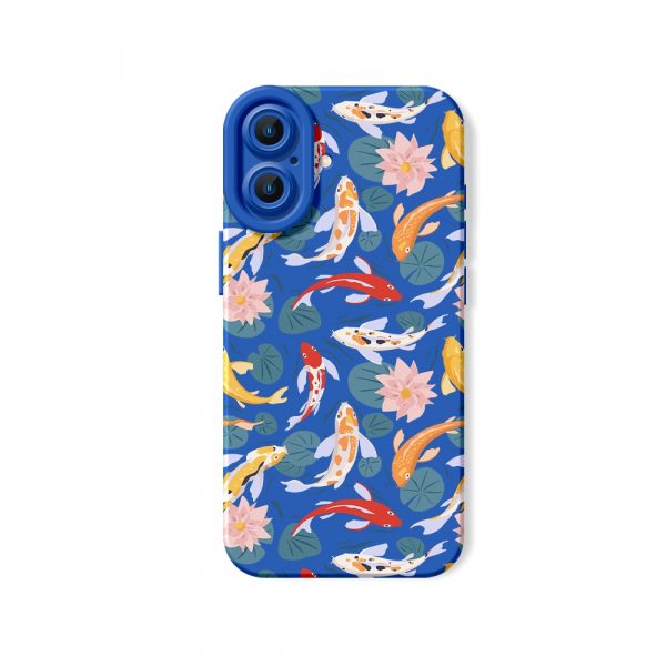 Serene Koi Pond Bliss - Silicone Case for Apple iPhone Series