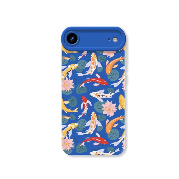 Serene Koi Pond Bliss - Silicone Case for Apple iPhone Series