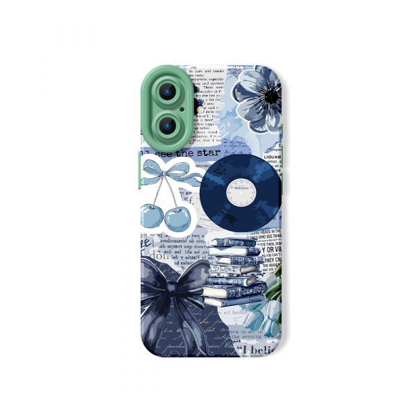 Chic Cherry Collage Silicone Case for Apple iPhone Series