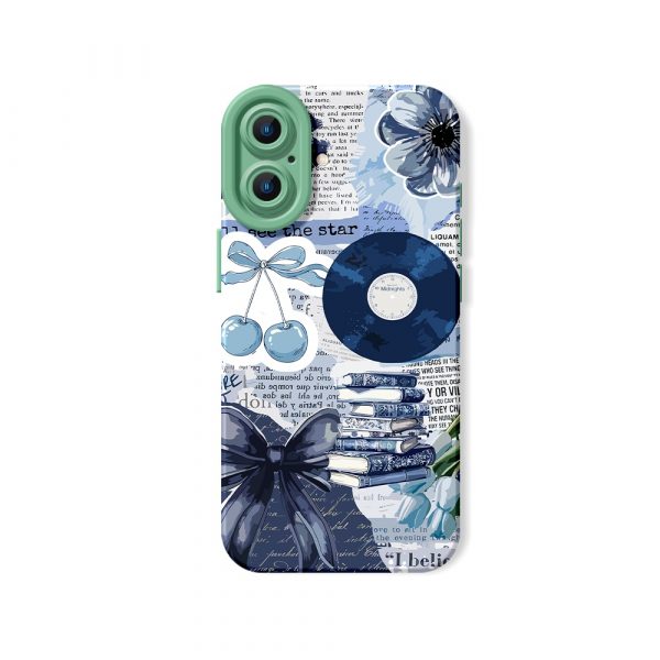Chic Cherry Collage Silicone Case for Apple iPhone Series