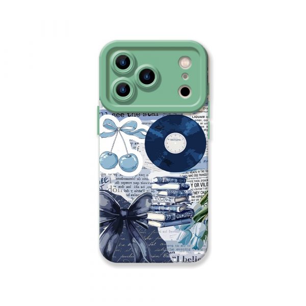 Chic Cherry Collage Silicone Case for Apple iPhone Series