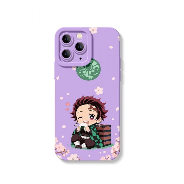 Chibi Warrior Blossom Silicone Case for Apple iPhone Series