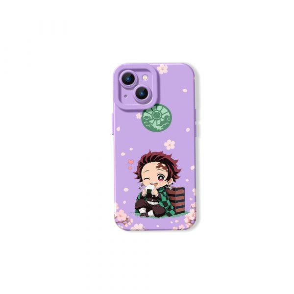 Chibi Warrior Blossom Silicone Case for Apple iPhone Series