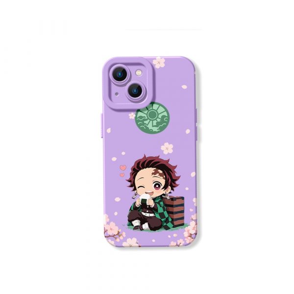 Chibi Warrior Blossom Silicone Case for Apple iPhone Series