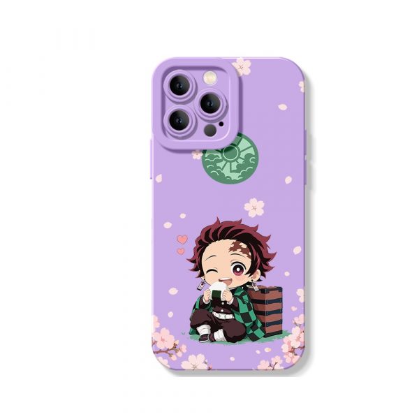 Chibi Warrior Blossom Silicone Case for Apple iPhone Series