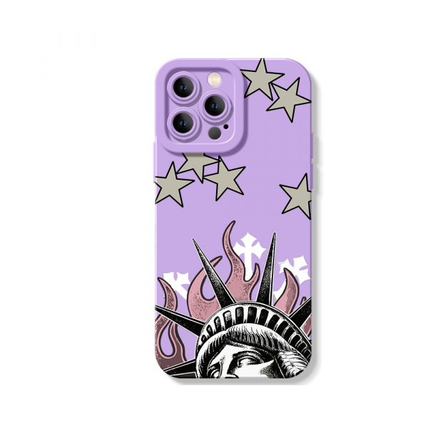 Statuesque Stars Freedom Silicone Case for Apple iPhone Series