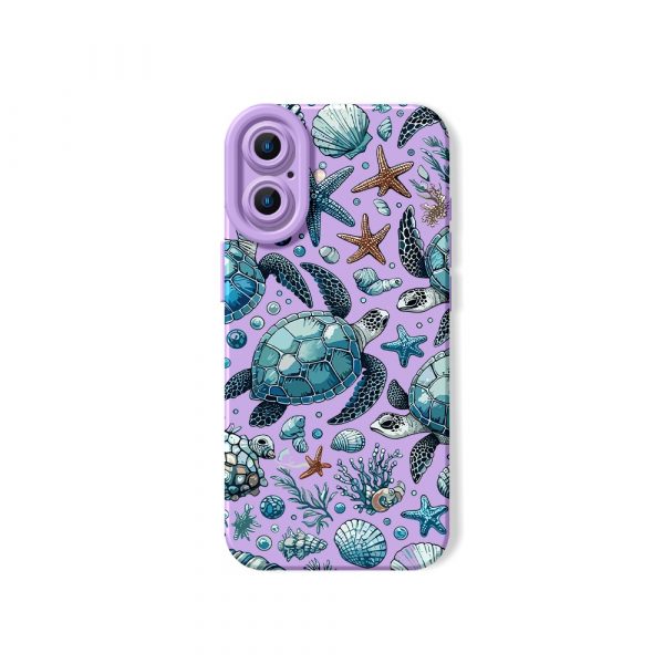 Ocean Wonderland Turtle Silicone Case for Apple iPhone Series