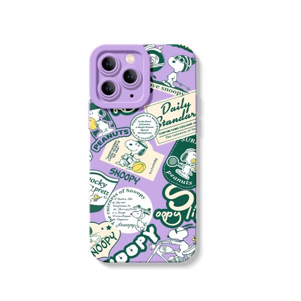 Retro Comics Vibe Silicone Case for Apple iPhone Series