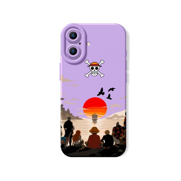 Sunset Voyage Adventure Silicone Case for Apple iPhone Series