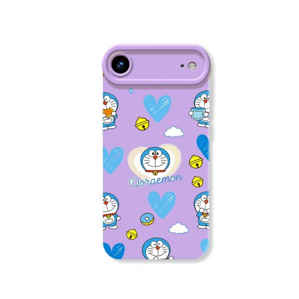 Whimsical Cartoon Charm Silicone Case for Apple iPhone Series