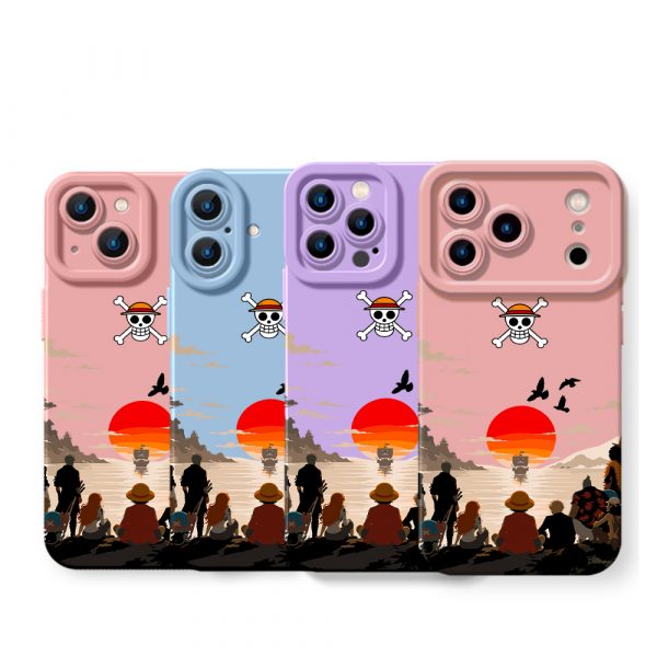 Sunset Voyage Adventure Silicone Case for Apple iPhone Series