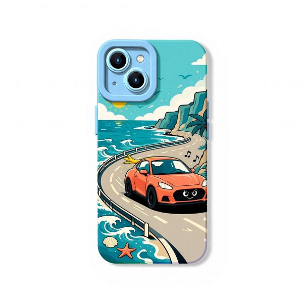 Adventure Coastline Drive Silicone Case for Apple iPhone Series
