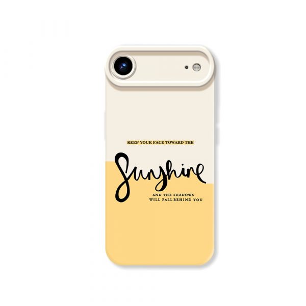 Chic Sunshine Vibes Silicone Case for Apple iPhone Series